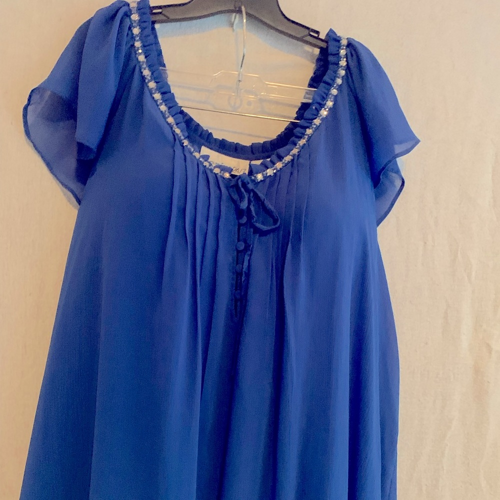 Blouse with bling